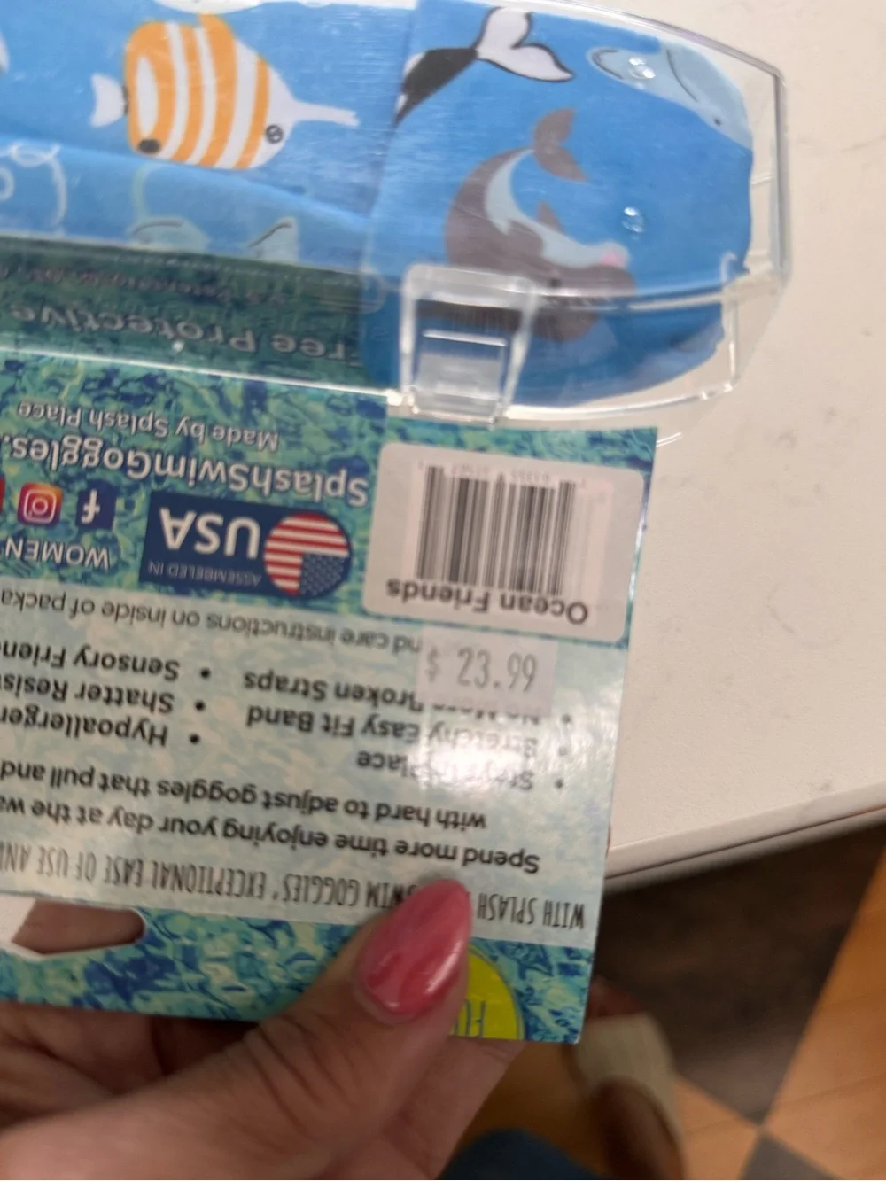 NIB - Kids Swim Goggles by Splash Place